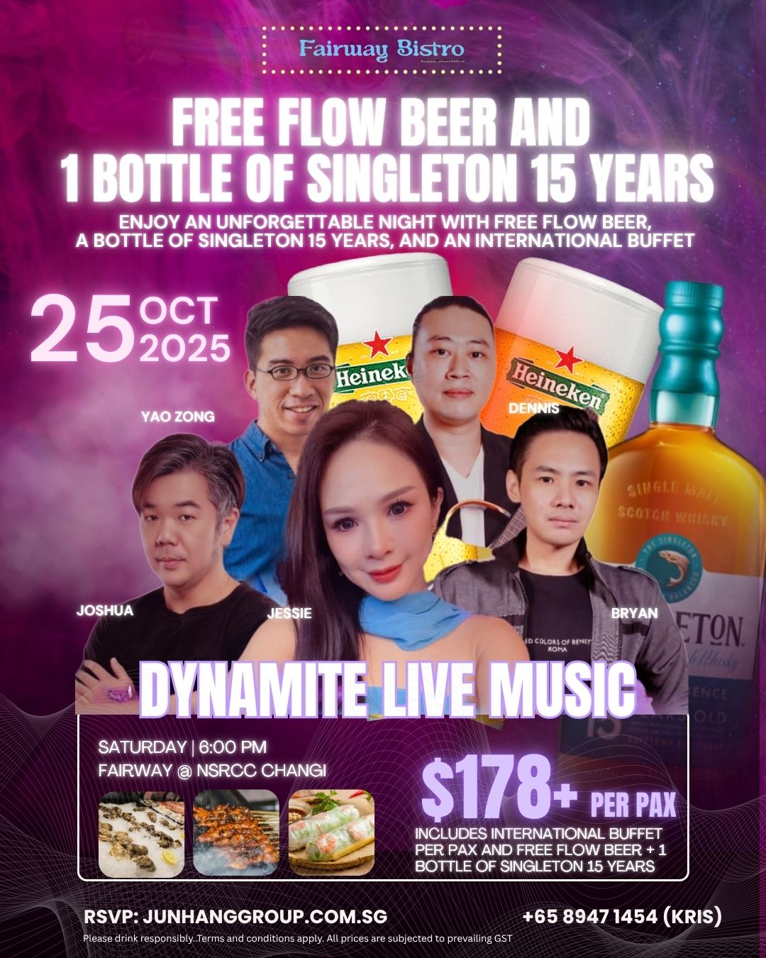 Dynamite Live Music Free Flow Beer And Singleton 15