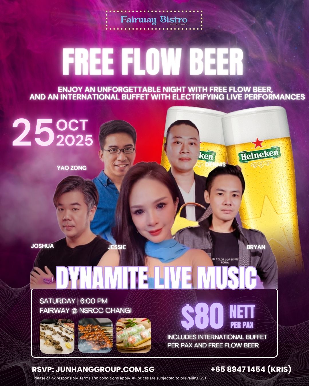 Dynamite Live Music Free Flow Beer